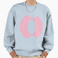 Bubblegum Designed Letter O Sweatshirt - Fun Novelty Design for Adults - T-Shirt, Sweatshirt, Hoodie