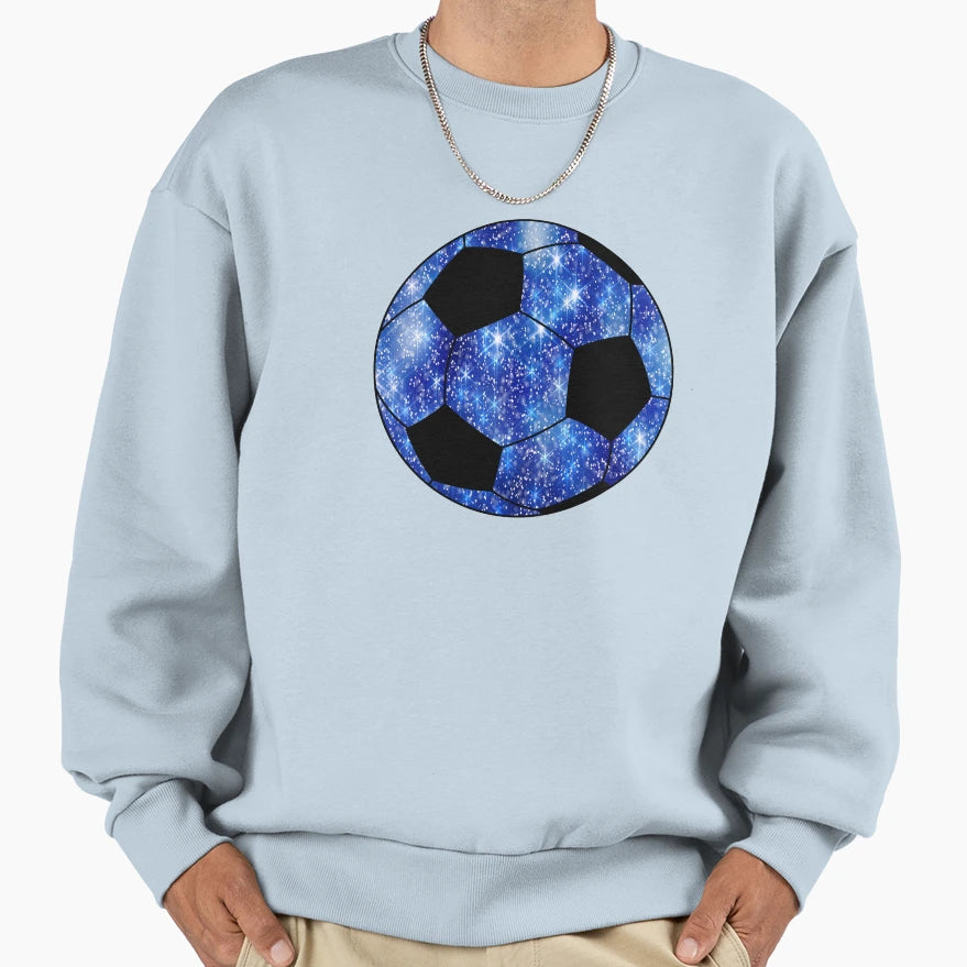 Football Ball Navy Blue Sweatshirt - Custom Art Print Unisex - T-Shirt, Sweatshirt, Hoodie