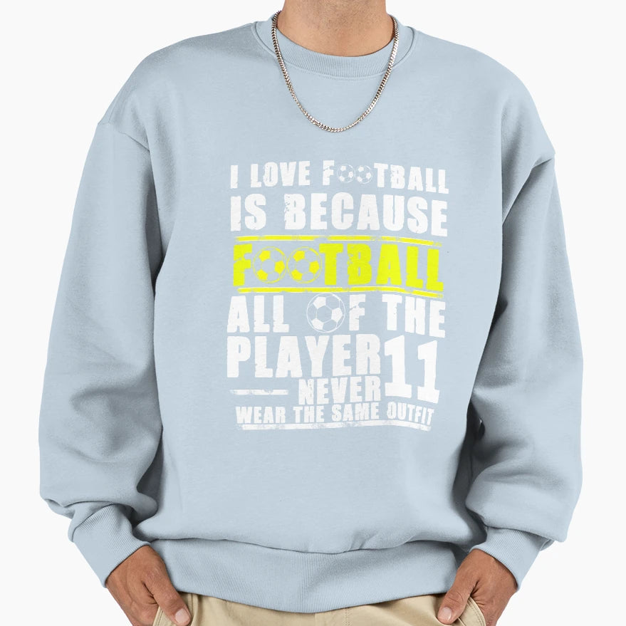 Funny Soccer Sweatshirt - Minimalist Print Men Women - T-Shirt, Sweatshirt, Hoodie