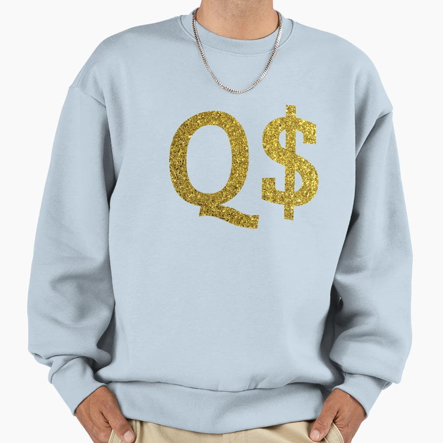 Q Money Q Sweatshirt - Unique Graphic Men Women - T-Shirt, Sweatshirt, Hoodie
