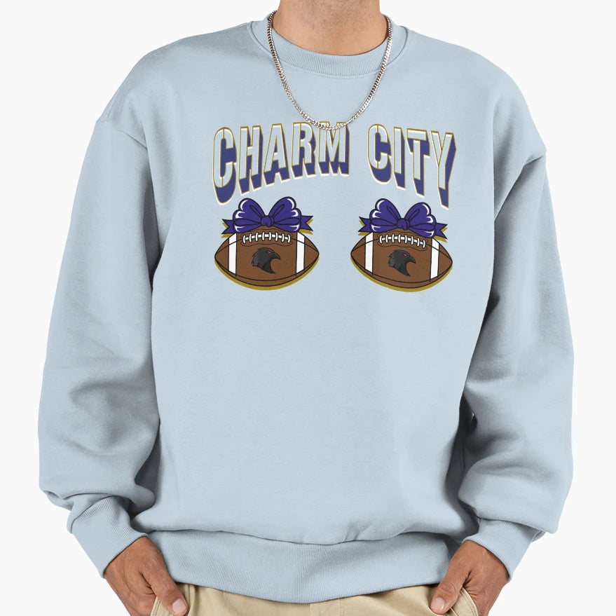 Baltamore Football Football Gifts Sweatshirt - Graphic Print for Adults - T-Shirt, Sweatshirt, Hoodie