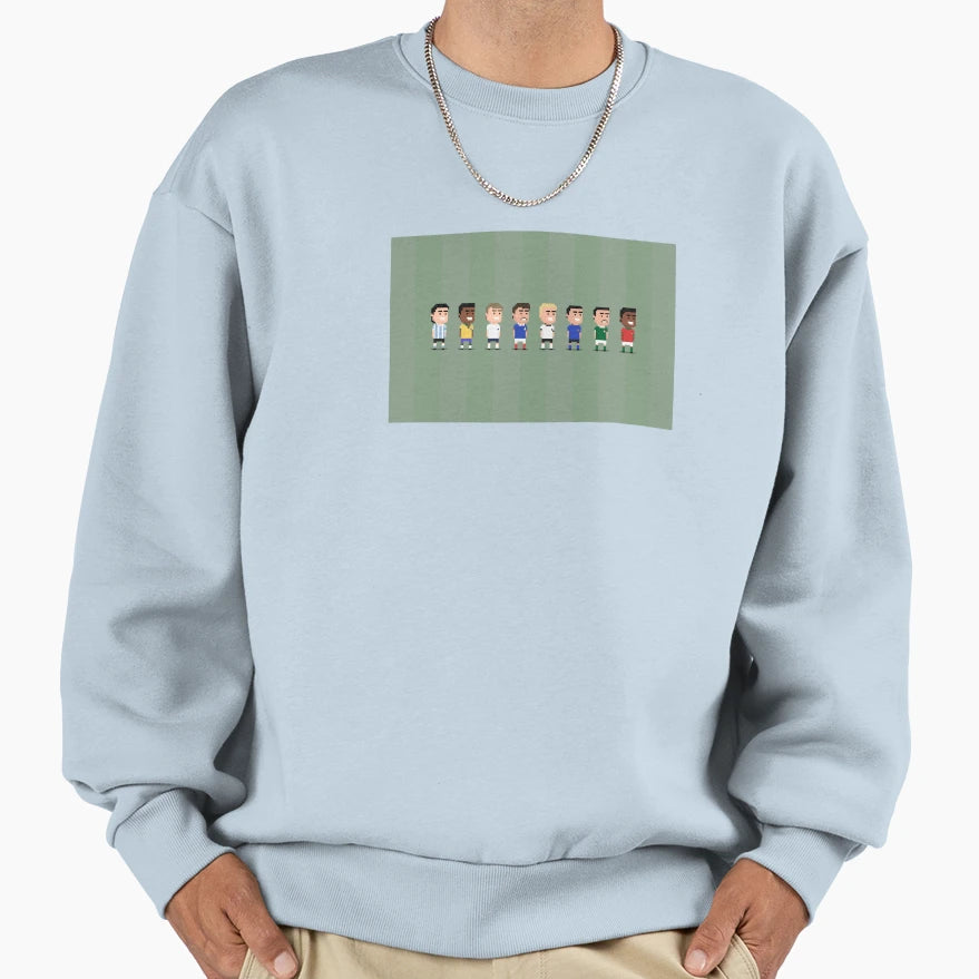 World Cup 1966 Teams Pitch Background Sweatshirt - Custom Art Print Unisex - T-Shirt, Sweatshirt, Hoodie