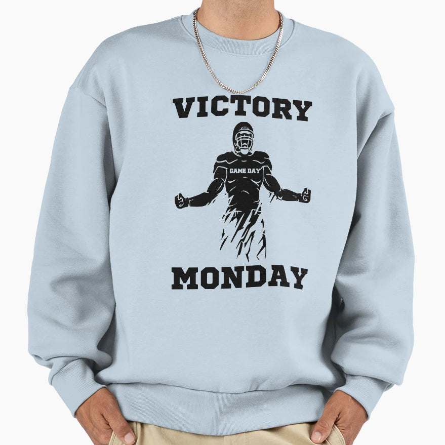 Victory Monday American Football Sweatshirt - Novelty Apparel Unisex - T-Shirt, Sweatshirt, Hoodie