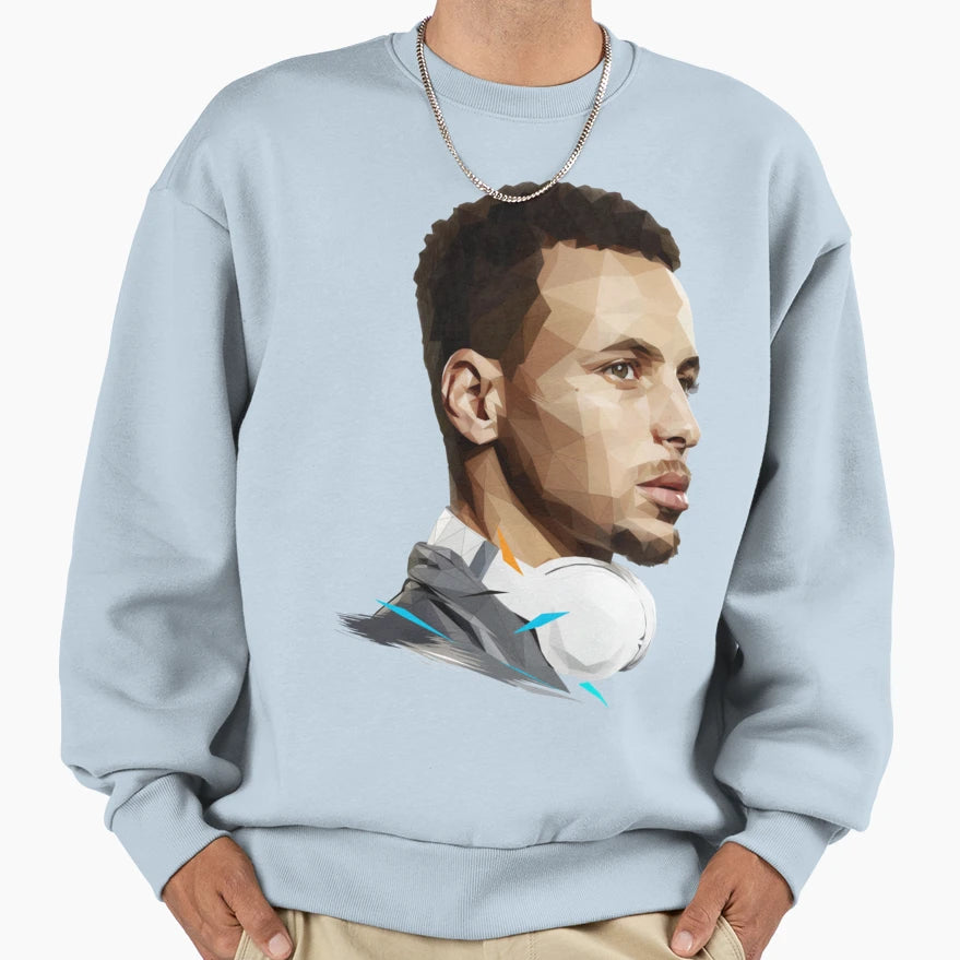 Steph Curry Sweatshirt - Custom Art Print Unisex - T-Shirt, Sweatshirt, Hoodie