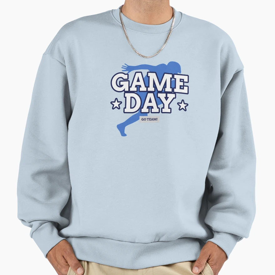 Game Day Go Team Sweatshirt - Graphic Print for Adults - T-Shirt, Sweatshirt, Hoodie