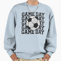 Game Day Silver Glitter Soccer Ball Sweatshirt - Graphic Print Unisex - T-Shirt, Sweatshirt, Hoodie