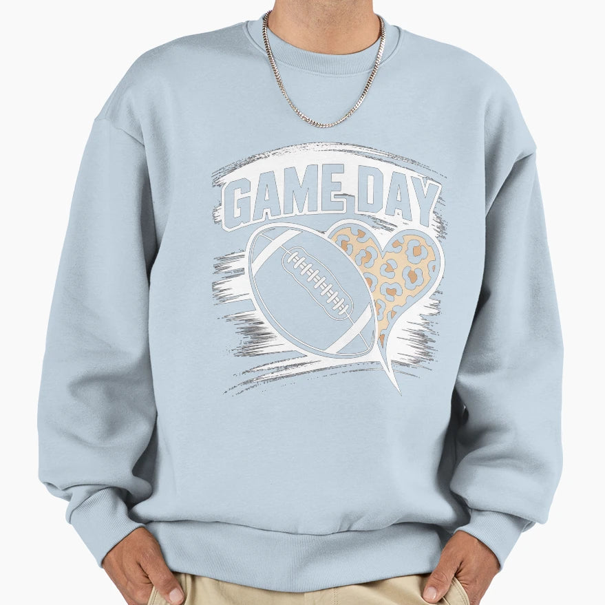 Football Game Day Sweatshirt - Unique Graphic for Adults - T-Shirt, Sweatshirt, Hoodie
