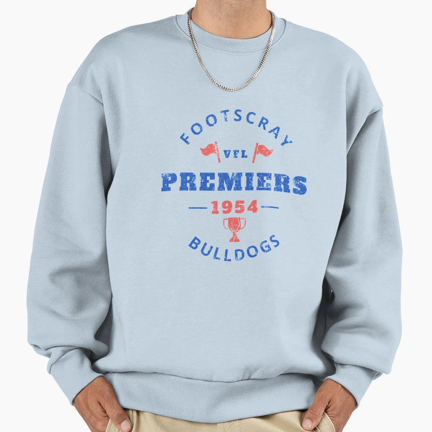 Footscray Football Club Vfl Premiers Sweatshirt - Minimalist Print Unisex - T-Shirt, Sweatshirt, Hoodie