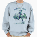 Play Like Nyc Soccer Watercolor Art Sweatshirt - Graphic Print Unisex - T-Shirt, Sweatshirt, Hoodie