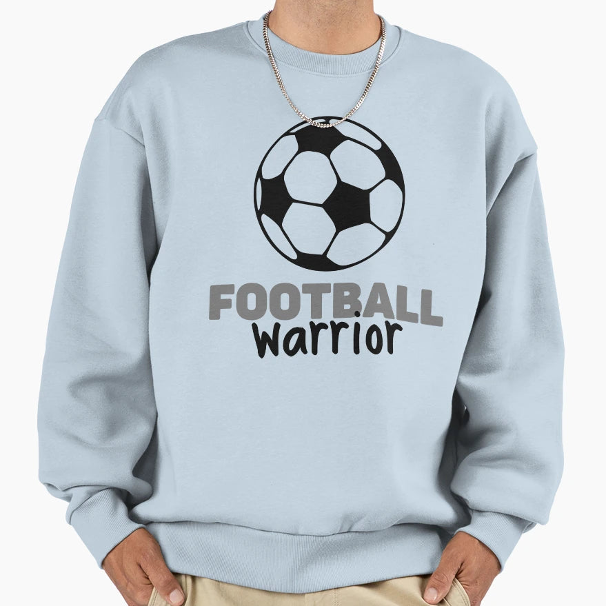 Football Warrior Sweatshirt - Casual Everyday Wear for Adults - T-Shirt, Sweatshirt, Hoodie