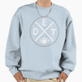 Detroit Football Emblem Det Sweatshirt - Minimalist Print Men Women - T-Shirt, Sweatshirt, Hoodie