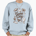 Game Day Boho Football Season Hand Sweatshirt - Graphic Print Men Women - T-Shirt, Sweatshirt, Hoodie