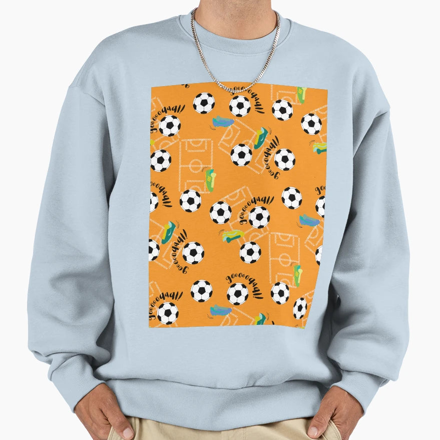 Football Field Goal Patterns Sweatshirt - Unique Graphic Unisex - T-Shirt, Sweatshirt, Hoodie