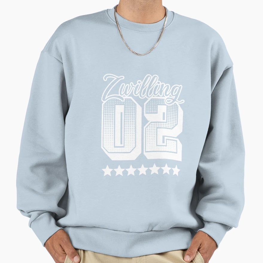 Twin 2 Siblings Partner Gift Sweatshirt - Novelty Apparel Unisex - T-Shirt, Sweatshirt, Hoodie