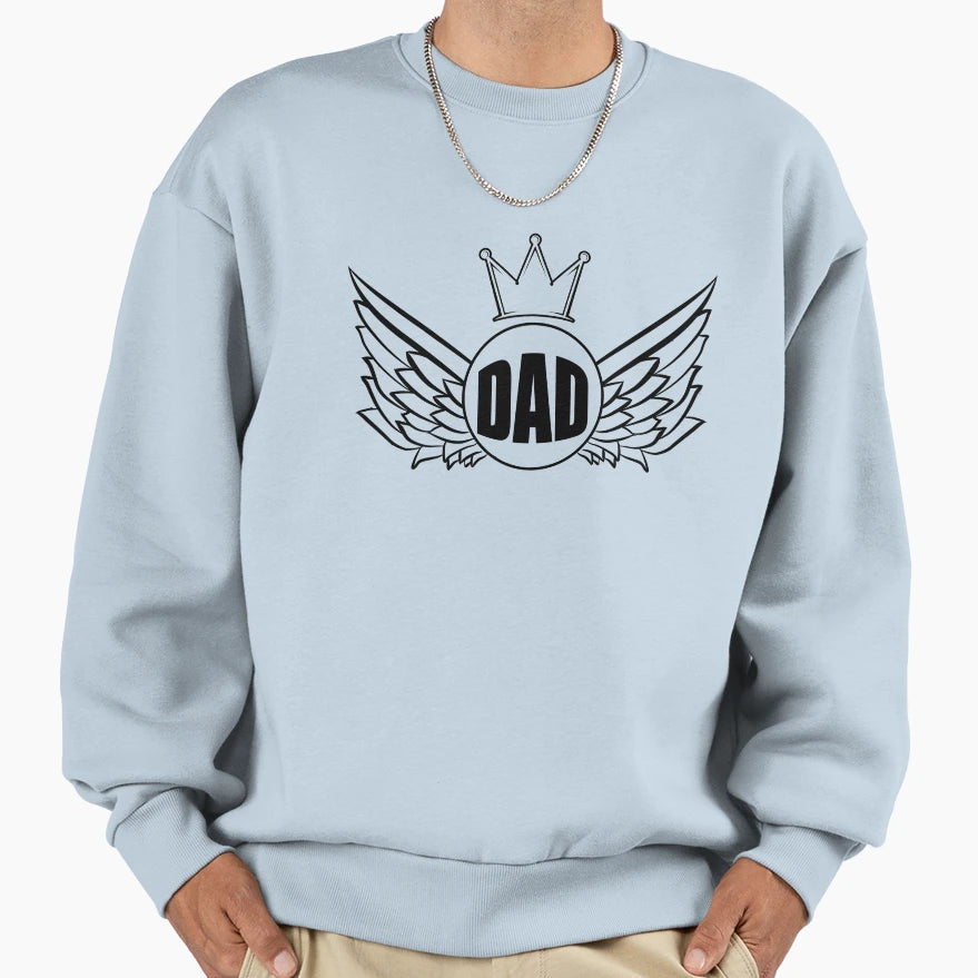 Dad Angel Sweatshirt - Novelty Apparel Unisex - T-Shirt, Sweatshirt, Hoodie