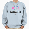 Just Who Loves Soccer Sweatshirt - Novelty Apparel for Adults - T-Shirt, Sweatshirt, Hoodie
