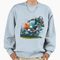 Stunning Moment Intercepting And Sweatshirt - Unique Graphic for Adults - T-Shirt, Sweatshirt, Hoodie