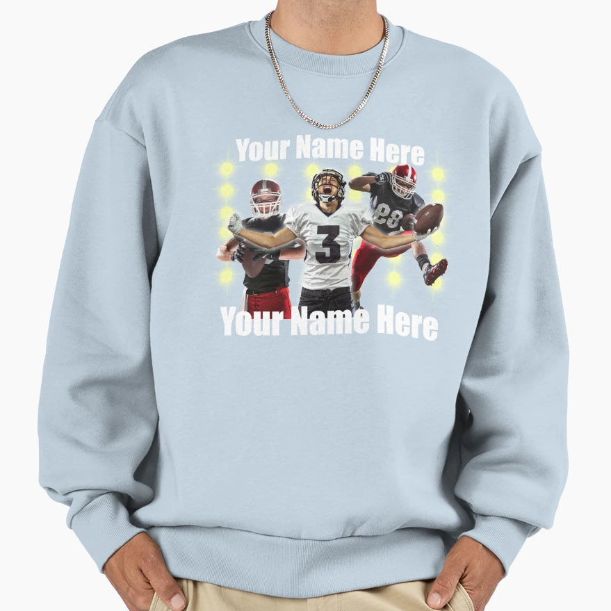 College Football Customized Sweatshirt - Casual Everyday Wear Men Women - T-Shirt, Sweatshirt, Hoodie