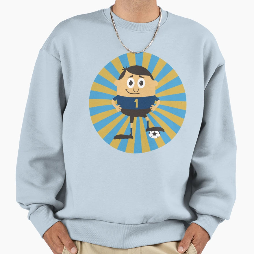 Soccer Player Sweatshirt - Unique Graphic Men Women - T-Shirt, Sweatshirt, Hoodie