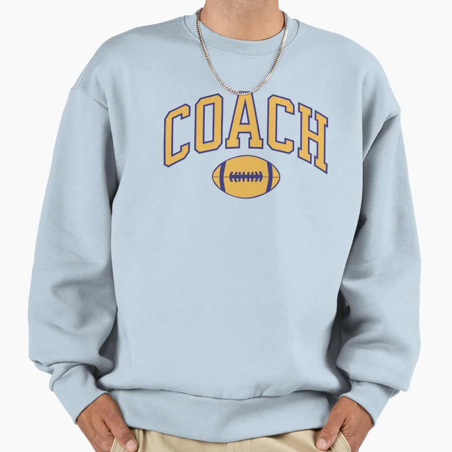 American Football Coach Sweatshirt - Fun Novelty Design for Adults - T-Shirt, Sweatshirt, Hoodie