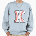 Baseball Sports Letter K Kappa Sweatshirt - Minimalist Print Unisex - T-Shirt, Sweatshirt, Hoodie