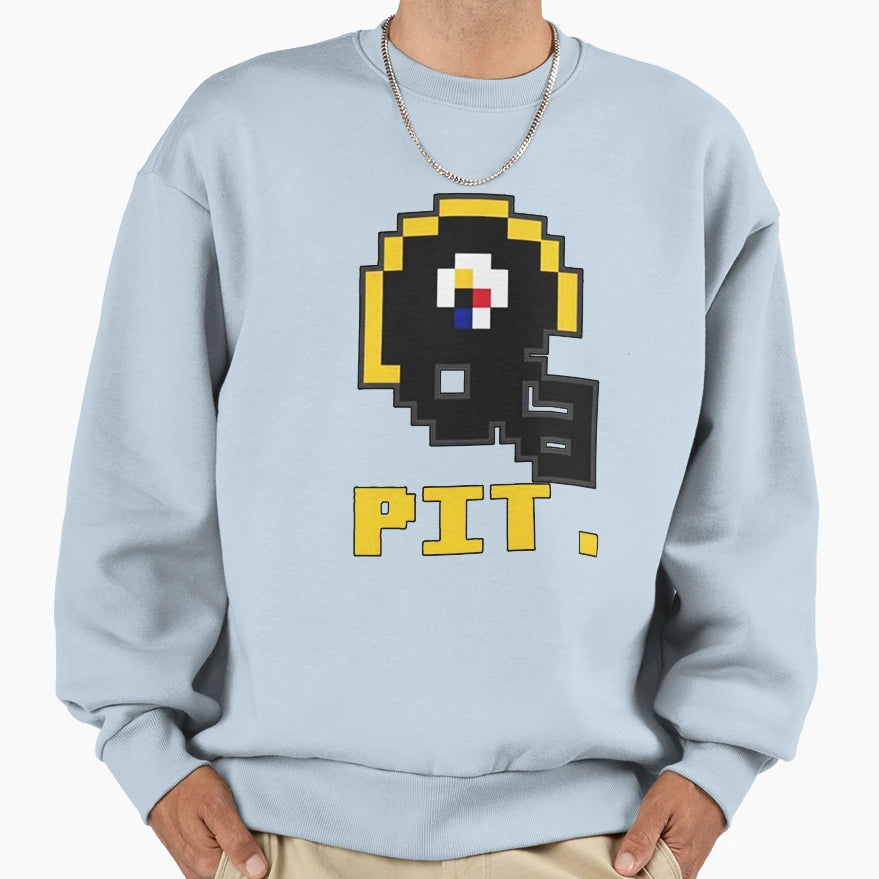 Pittsburgh Football Tecmo Bowl Video T-Shirt - Streetwear Style for Adults - T-Shirt, Sweatshirt, Hoodie