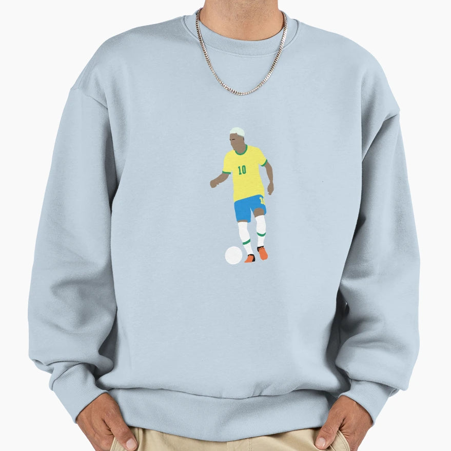 Neymar Brazil Sweatshirt - Minimalist Print Unisex - T-Shirt, Sweatshirt, Hoodie
