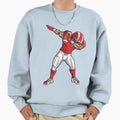 Dabbing Football Player Sports Lover T-Shirt - Graphic Print for Adults - T-Shirt, Sweatshirt, Hoodie