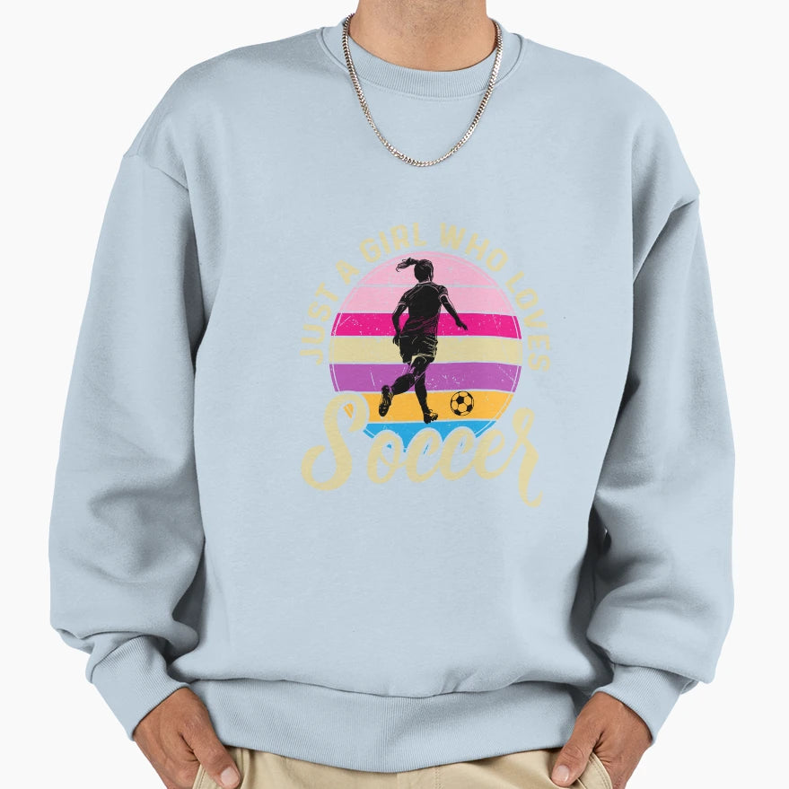 Soccer Player Sweatshirt - Trendy Graphic Unisex - T-Shirt, Sweatshirt, Hoodie