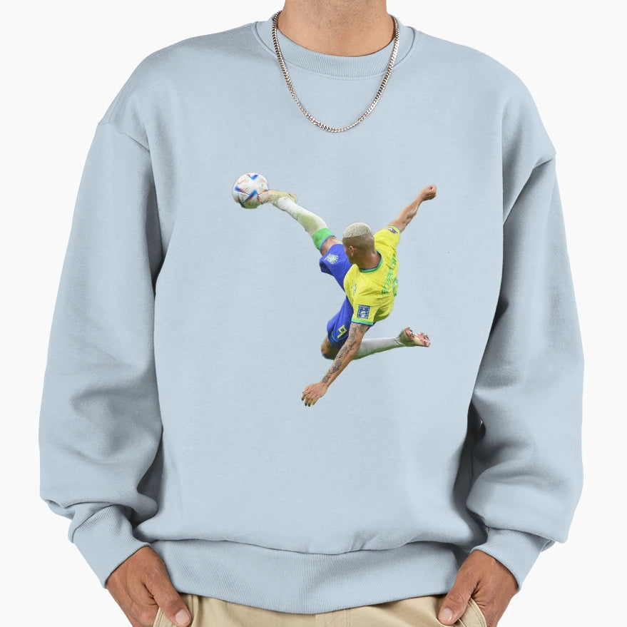 Brazil Goal World Cup 2022 Soccer Sweatshirt - Trendy Graphic Men Women - T-Shirt, Sweatshirt, Hoodie