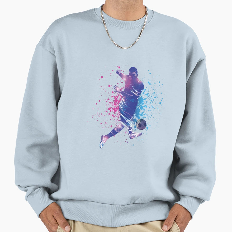 Play Football Sweatshirt - Graphic Print Men Women - T-Shirt, Sweatshirt, Hoodie