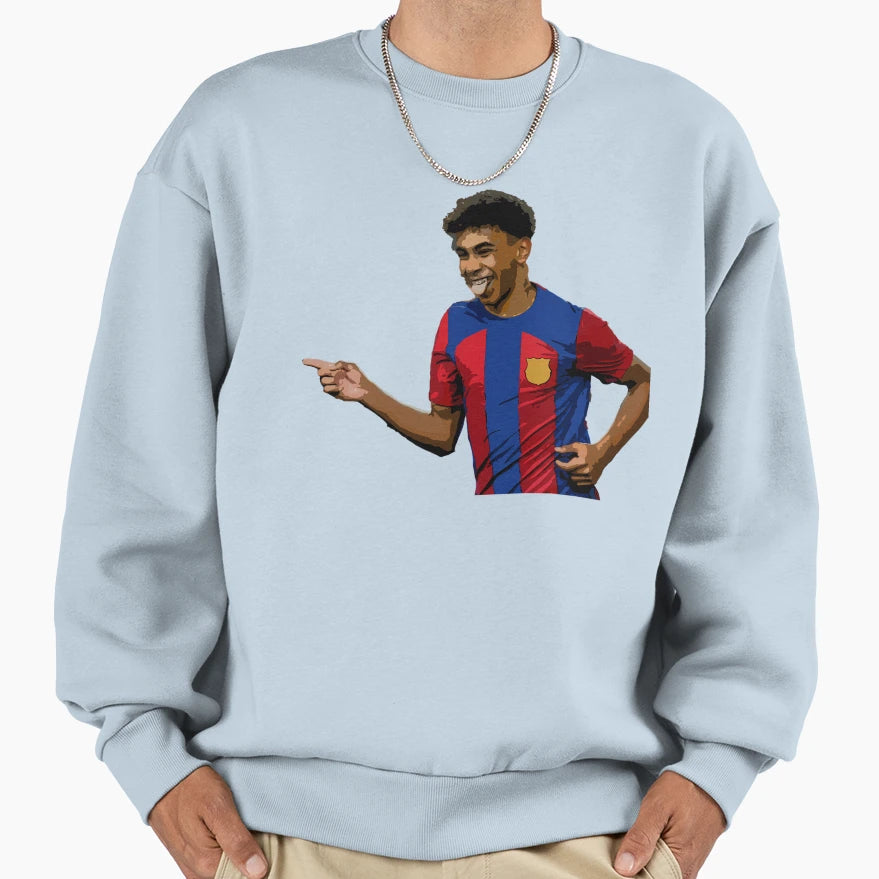 Lamine Yamal Sweatshirt - Aesthetic Graphic Men Women - T-Shirt, Sweatshirt, Hoodie