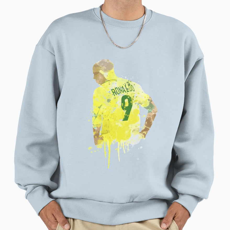 Ronaldo Brazil Legend Art Sweatshirt - Streetwear Style for Adults - T-Shirt, Sweatshirt, Hoodie