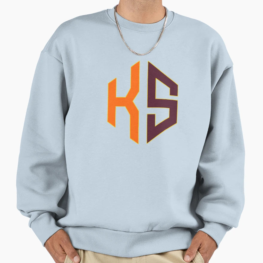 Kansas State Abbreviation Sweatshirt - Custom Art Print Unisex - T-Shirt, Sweatshirt, Hoodie