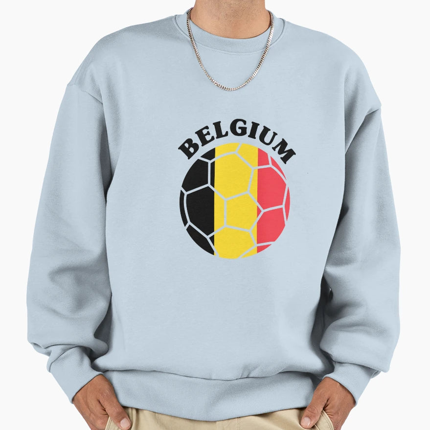 Belgium National Football 2026 Sweatshirt - Custom Art Print Men Women - T-Shirt, Sweatshirt, Hoodie