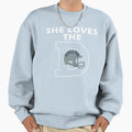 Funny She Loves D Dallas Football Sweatshirt - Streetwear Style Unisex - T-Shirt, Sweatshirt, Hoodie