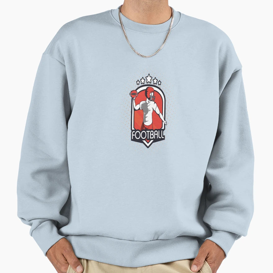 Quarterback Sweatshirt - Unique Graphic Unisex - T-Shirt, Sweatshirt, Hoodie