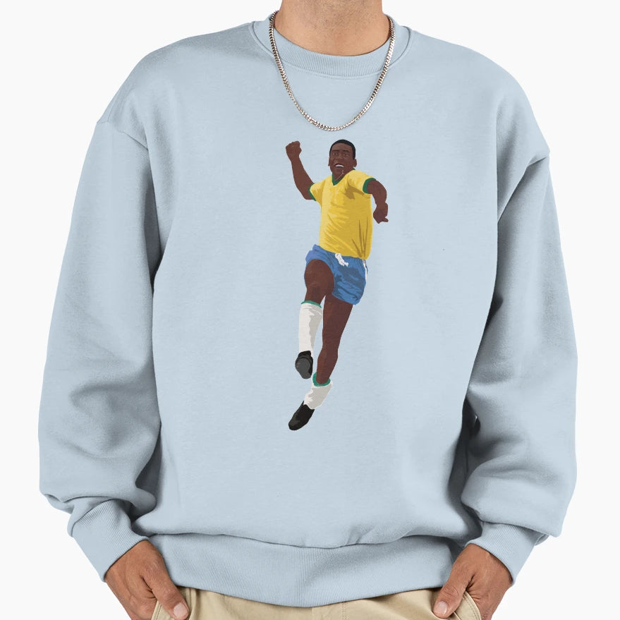 Pele Sweatshirt - Aesthetic Graphic Men Women - T-Shirt, Sweatshirt, Hoodie