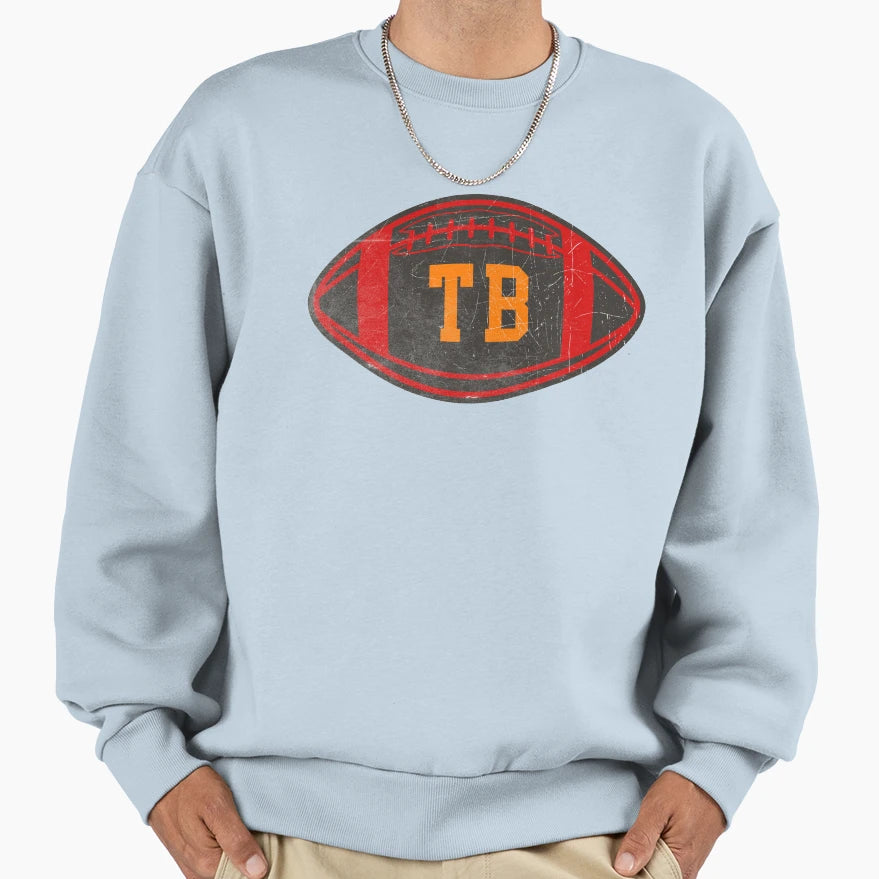 Tampa Bay Throwback Football Sweatshirt - Aesthetic Graphic Unisex - T-Shirt, Sweatshirt, Hoodie