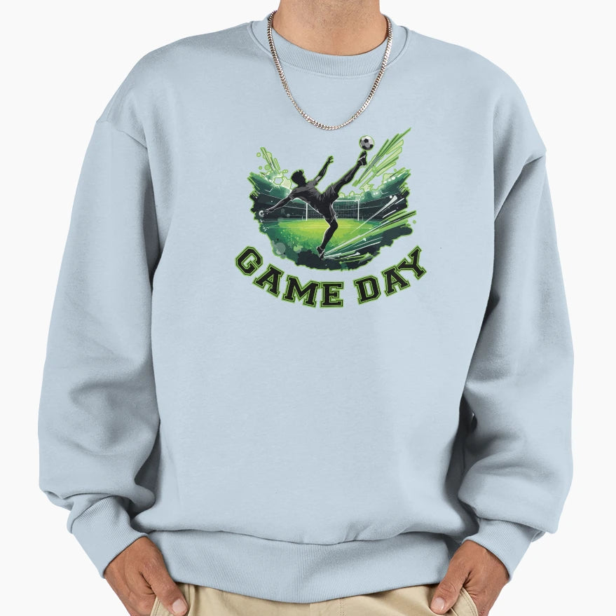 Game Day Soccer Sweatshirt - Unique Graphic for Adults - T-Shirt, Sweatshirt, Hoodie