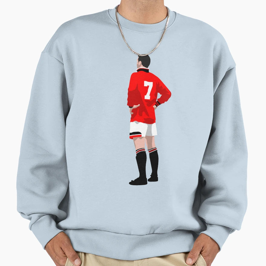 Eric Cantona Utd Sweatshirt - Graphic Print Unisex - T-Shirt, Sweatshirt, Hoodie