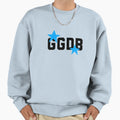 Ggdb Golden Goose Deluxe Brand Blue Sweatshirt - Unique Graphic Men Women - T-Shirt, Sweatshirt, Hoodie