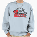 Just Who Loves Soccer Sport Sweatshirt - Unique Graphic for Adults - T-Shirt, Sweatshirt, Hoodie