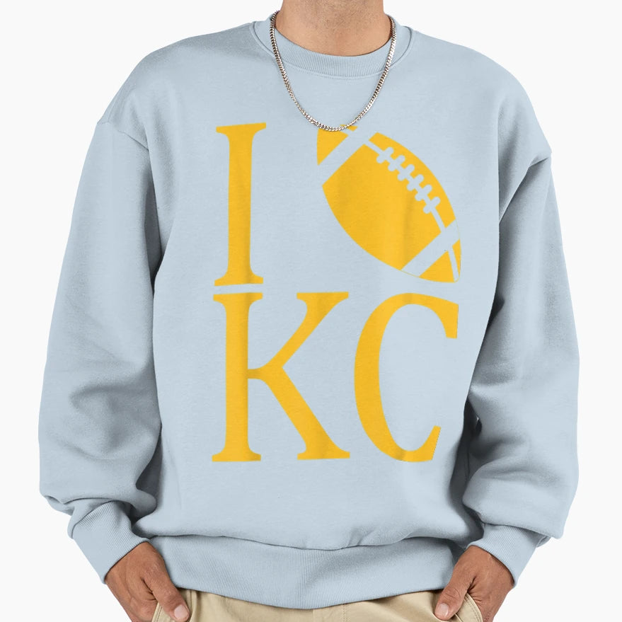 Sunday Funday I Love Kansas City Sweatshirt - Trendy Graphic Unisex - T-Shirt, Sweatshirt, Hoodie