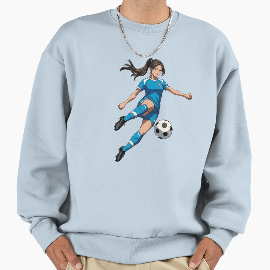 Anime Soccer Sweatshirt - Graphic Print Unisex - T-Shirt, Sweatshirt, Hoodie