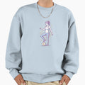 Female Soccer Player Athlete Line Art Sweatshirt - Unique Graphic Men Women - T-Shirt, Sweatshirt, Hoodie