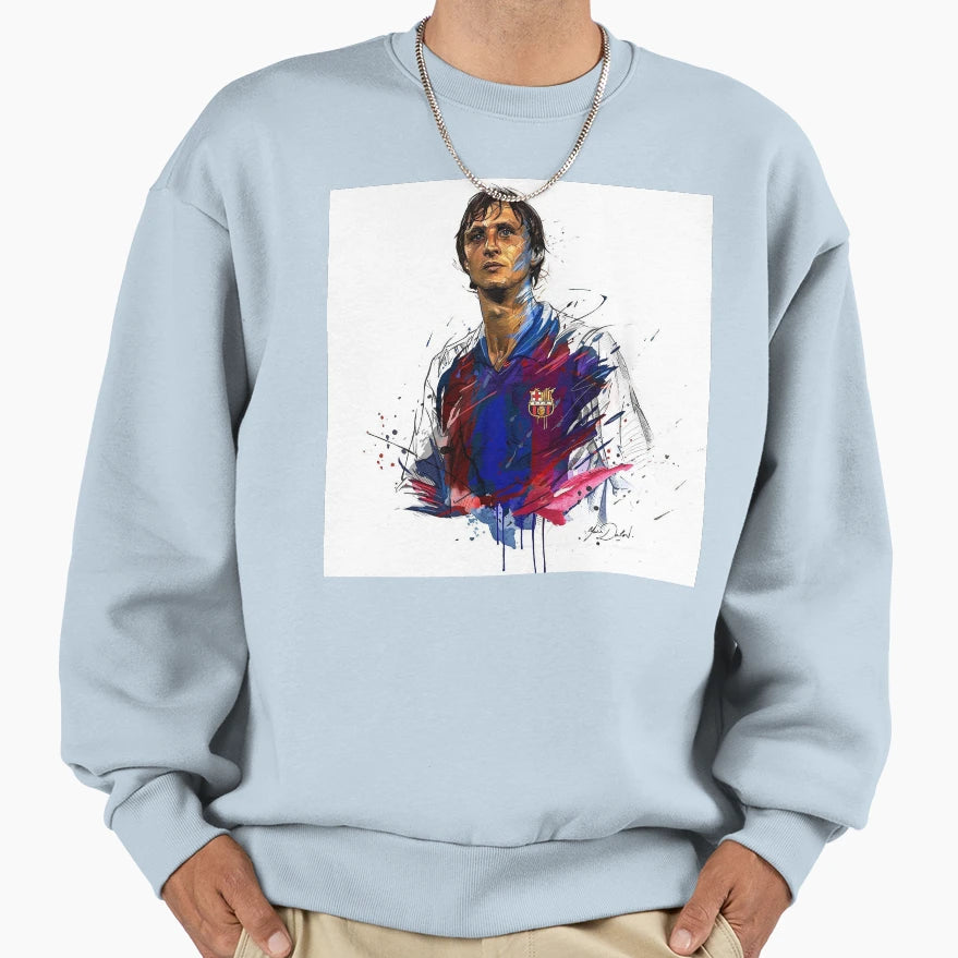 Cruyff Sweatshirt - Minimalist Print for Adults - T-Shirt, Sweatshirt, Hoodie