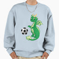 Dragon Playing Soccer Funny Sweatshirt - Casual Everyday Wear Men Women - T-Shirt, Sweatshirt, Hoodie
