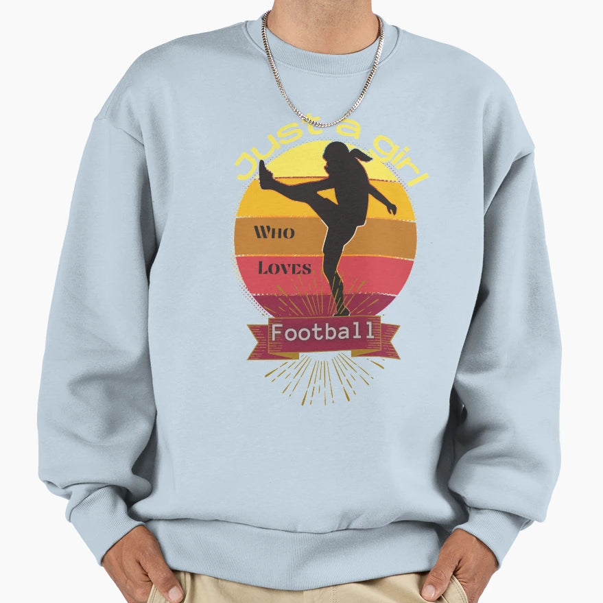 Just Who Loves Football T-Shirt - Novelty Apparel Men Women - T-Shirt, Sweatshirt, Hoodie