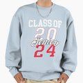 Senior Class 2024 Graduate Sweatshirt - Casual Everyday Wear for Adults - T-Shirt, Sweatshirt, Hoodie